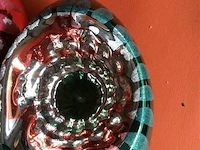 Kerstversiering 2stuks grootste 12cm - afbeelding 2 van  3