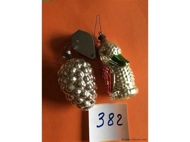 Kerstversiering 2stuks - afbeelding 1 van  2