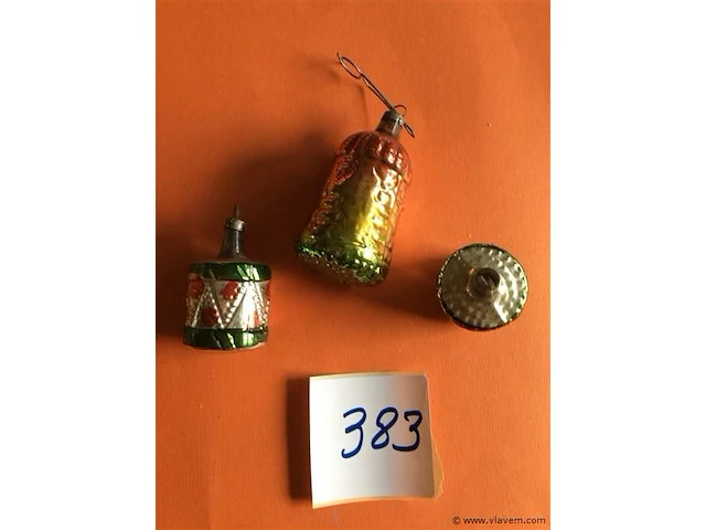 Kerstversiering 3stuks - afbeelding 2 van  2