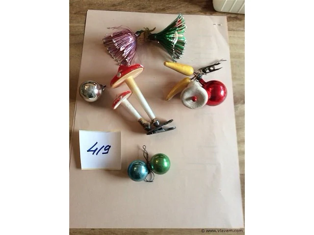 Kerstversiering divers - afbeelding 1 van  3