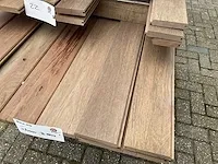 Keruing partij hardhout mes en groef 20 x 110 (199x) - afbeelding 4 van  14