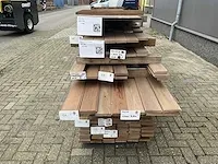 Keruing partij hardhout mes en groef 20 x 110 (199x) - afbeelding 9 van  14