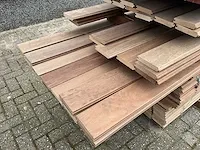 Keruing partij hardhout mes en groef 20 x 110 (199x) - afbeelding 13 van  14