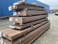 Keruing partij hardhout mes en groef 24 x 110 (359x) - afbeelding 3 van  15