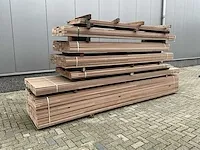 Keruing partij hardhout mes en groef 24 x 110 (359x) - afbeelding 9 van  15