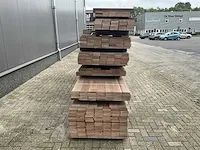 Keruing partij hardhout mes en groef 24 x 110 (359x) - afbeelding 10 van  15