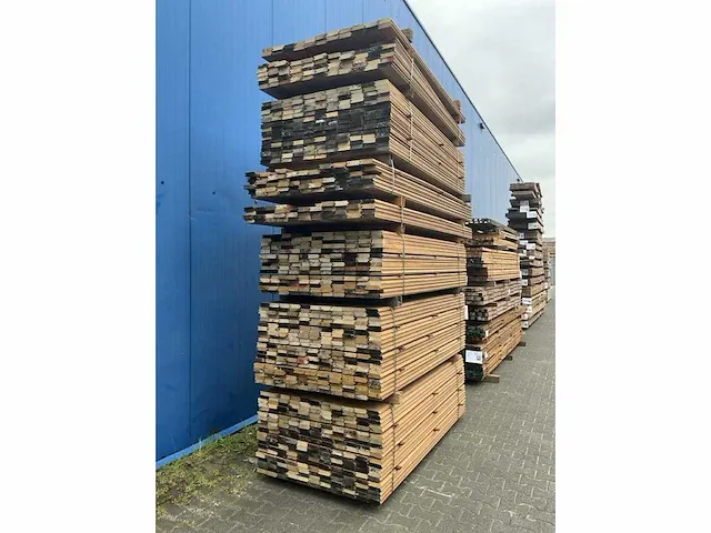 Keruing partij hardhout mes en groef 28 x 90 (954x) - afbeelding 8 van  13