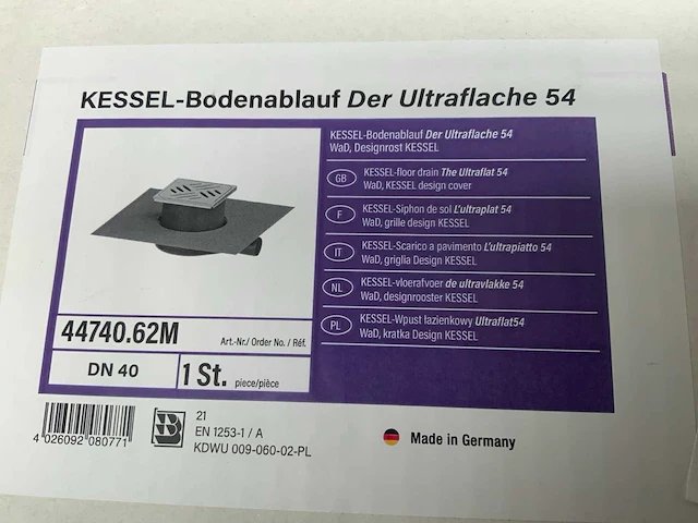 Kessel vloerafvoer (5x) - afbeelding 3 van  4
