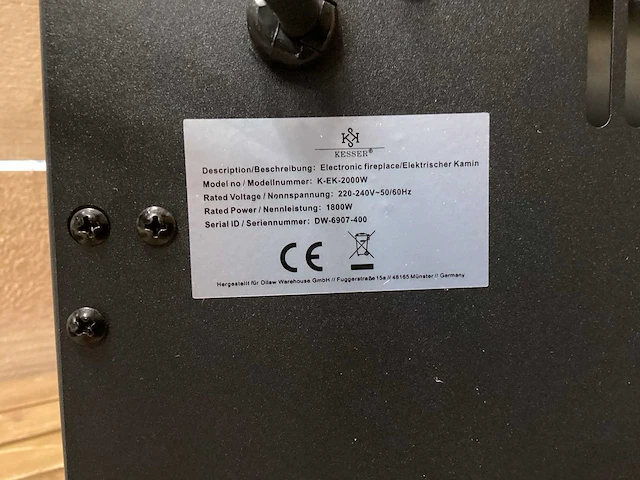 Kesser elektrische sfeerhaard met wifi - afbeelding 8 van  10