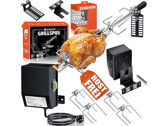 Kessern automatisch grillspies - afbeelding 1 van  2