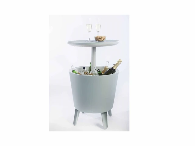 Keter coolbar partytafel 49.5x49.5x57cm 84.5cm 30 l blauw - afbeelding 2 van  4