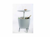 Keter coolbar partytafel 49.5x49.5x57cm 84.5cm 30 l blauw - afbeelding 2 van  4