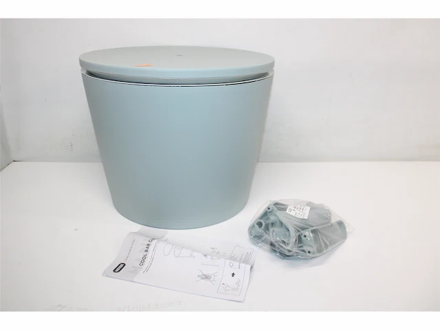 Keter coolbar partytafel 49.5x49.5x57cm-84.5cm 30 l blauw - afbeelding 3 van  4