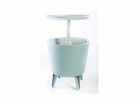 Keter coolbar partytafel 49.5x49.5x57cm-84.5cm 30 l blauw - afbeelding 3 van  3