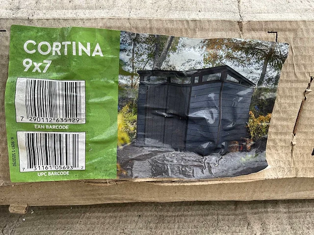 Keter cortina 9x7 tuinhuis - afbeelding 6 van  8