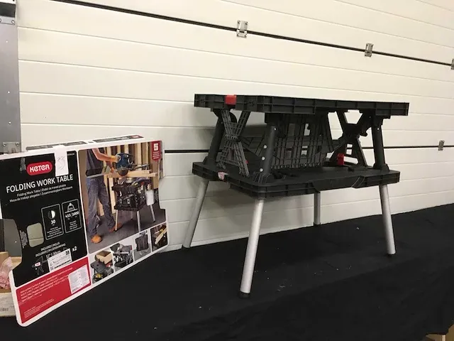 Keter folding workshop table werkbank - afbeelding 2 van  9
