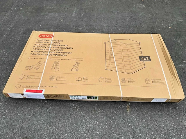 Keter manor 4x3 tuinhuis - afbeelding 6 van  8