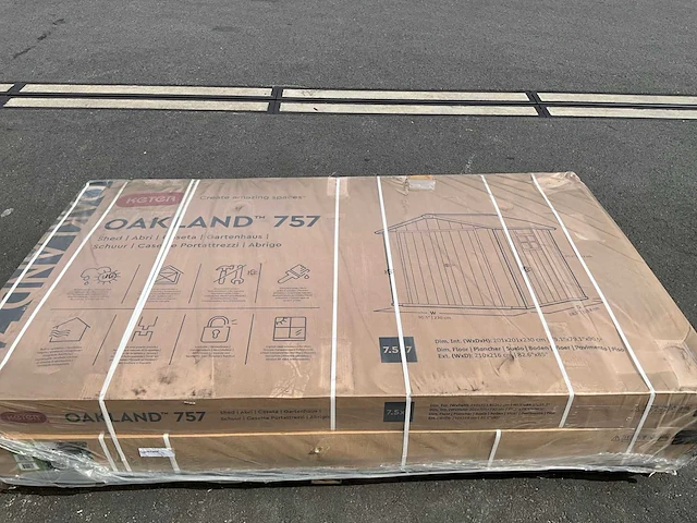 Keter oakland 757 tuinhuis - afbeelding 6 van  8