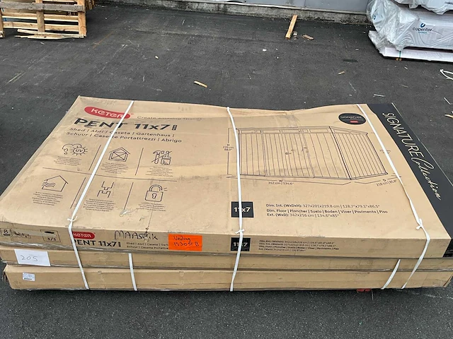 Keter pent 11x7 vertical tuinhuis - afbeelding 6 van  8