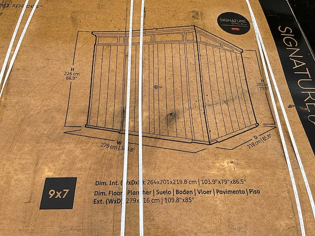 Keter pent venetian 9x7 tuinhuis - afbeelding 7 van  9