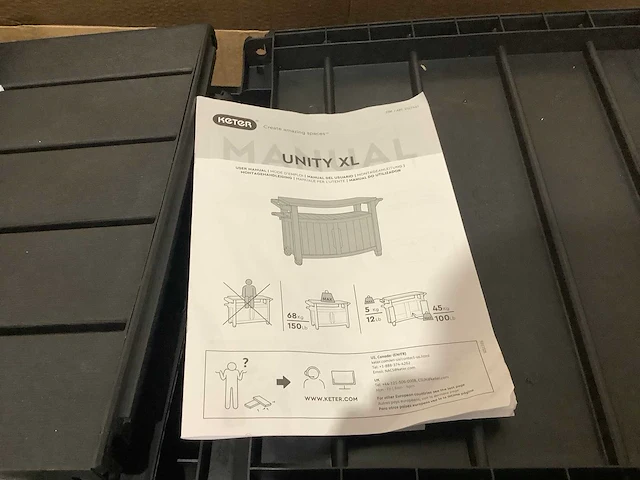 Keter unity xl bbq tafel - afbeelding 5 van  6