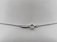 Ketting met .50 ct briljant geslepen diamant, tiffany&co - afbeelding 3 van  19