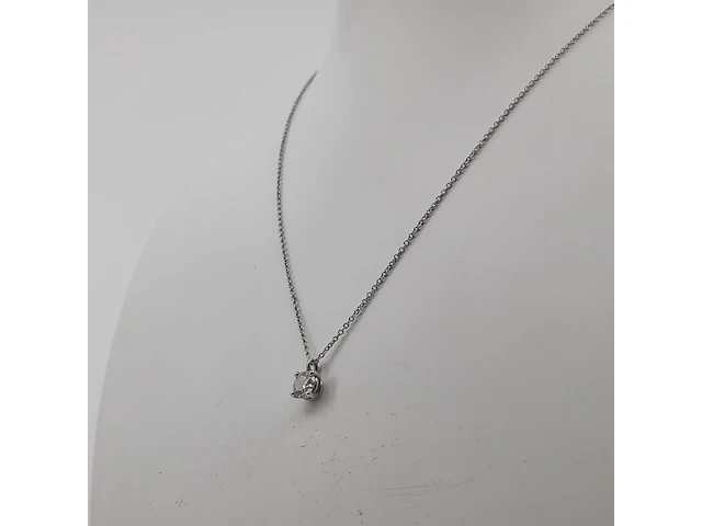 Ketting met .50 ct briljant geslepen diamant, tiffany&co - afbeelding 12 van  19