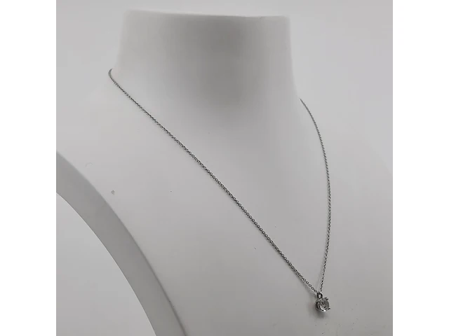 Ketting met .50 ct briljant geslepen diamant, tiffany&co - afbeelding 14 van  19