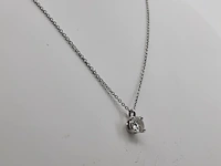 Ketting met .50 ct briljant geslepen diamant, tiffany&co - afbeelding 15 van  19
