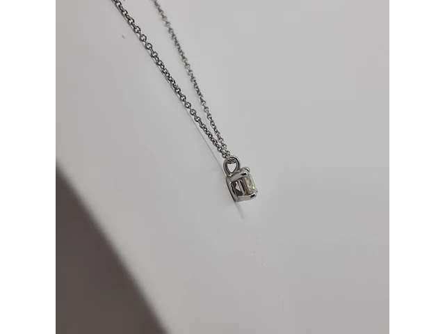 Ketting met .50 ct briljant geslepen diamant, tiffany&co - afbeelding 18 van  19