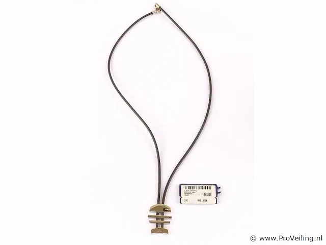 Ketting met diamantje - afbeelding 2 van  5