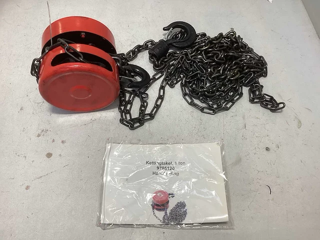 Kettingtakel - 1 ton - 2.5 meter ketting - afbeelding 1 van  3