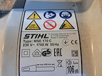 Kettingzaag - 35cm - 230v stihl, mse 170 c-q, bouwjaar 2018 - afbeelding 5 van  5