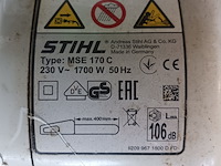 Kettingzaag 35cm 230v stihl, mse 170 c-q, bouwjaar 2016 - afbeelding 9 van  9