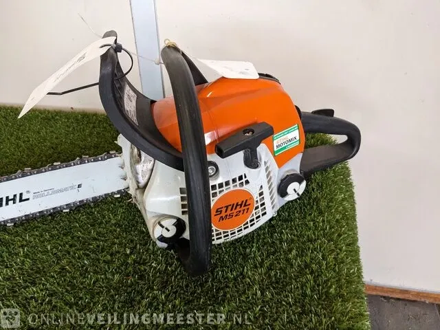 Kettingzaag benzine stihl, ms211, bouwjaar 2013 - afbeelding 3 van  6