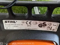 Kettingzaag benzine stihl, ms211, bouwjaar 2013 - afbeelding 5 van  6