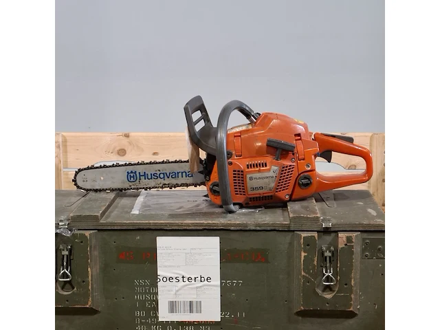 Kettingzaag in transportkist, husqvarna, 359g, 2003 - afbeelding 4 van  11