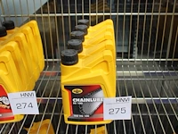 Kettingzaag olie kroon oil chainlube xs100 5 flacons a 1l. excl. draadmand - afbeelding 1 van  2