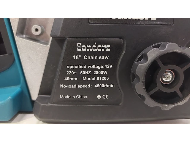 Kettingzaag op accu - 18 inch, sanderz, 2025 - afbeelding 5 van  8