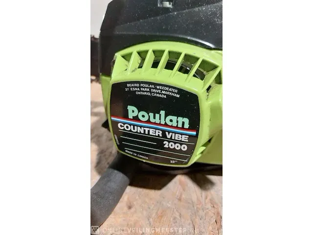 Kettingzaag poulan, counter vibe 2000, bouwjaar 1986 - afbeelding 5 van  5