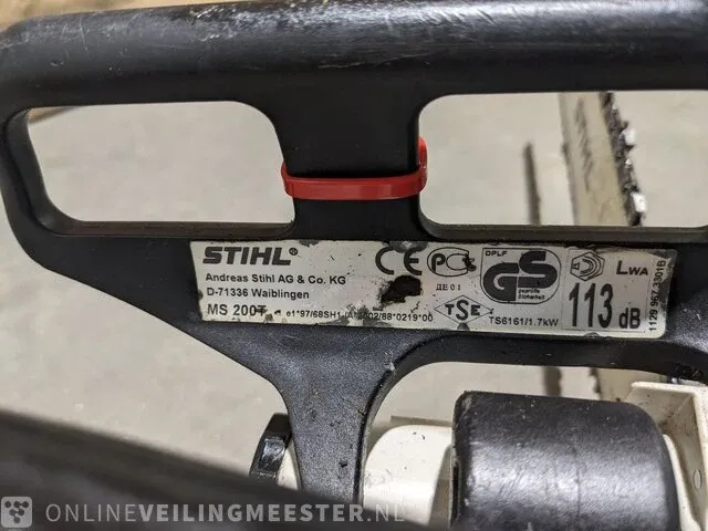 Kettingzaag stihl, ms 200 t - afbeelding 6 van  8
