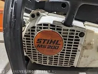 Kettingzaag stihl, ms 200t, 2002 - afbeelding 4 van  9