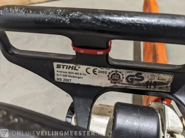 Kettingzaag stihl, ms 200t, 2002 - afbeelding 6 van  9