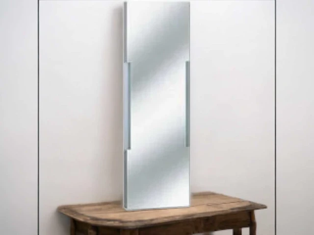 Keuco visit spiegel met verlichting zonder 32x96cm - afbeelding 2 van  4