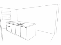 Keuken - antraciet grijs mat lak eiland - afbeelding 5 van  30