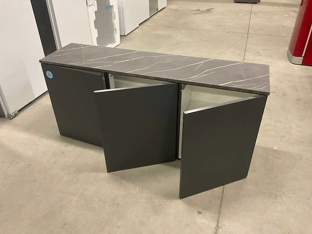 Keukenkasten wandopstelling 136x35x60 cm - afbeelding 3 van  6