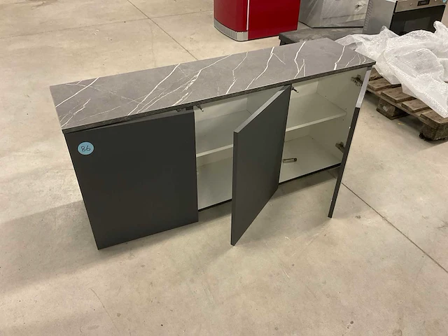 Keukenkasten wandopstelling 136x35x60 cm - afbeelding 4 van  6