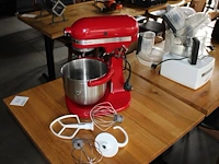 Keukenmachine kitchenaid 5kpm5 met diverse hulpmiddelen. - afbeelding 3 van  3