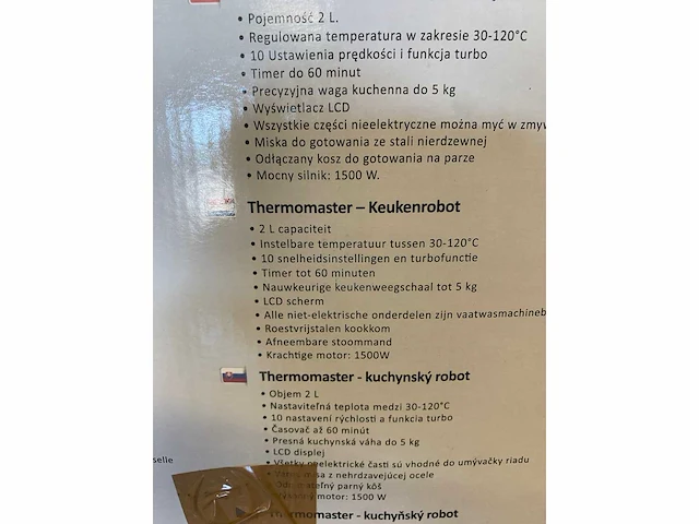 Keukenrobot-thermmaster 12 in 1 - afbeelding 2 van  2