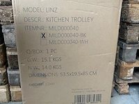 Keukentrolley milton & oldbrook, zwart - afbeelding 4 van  6